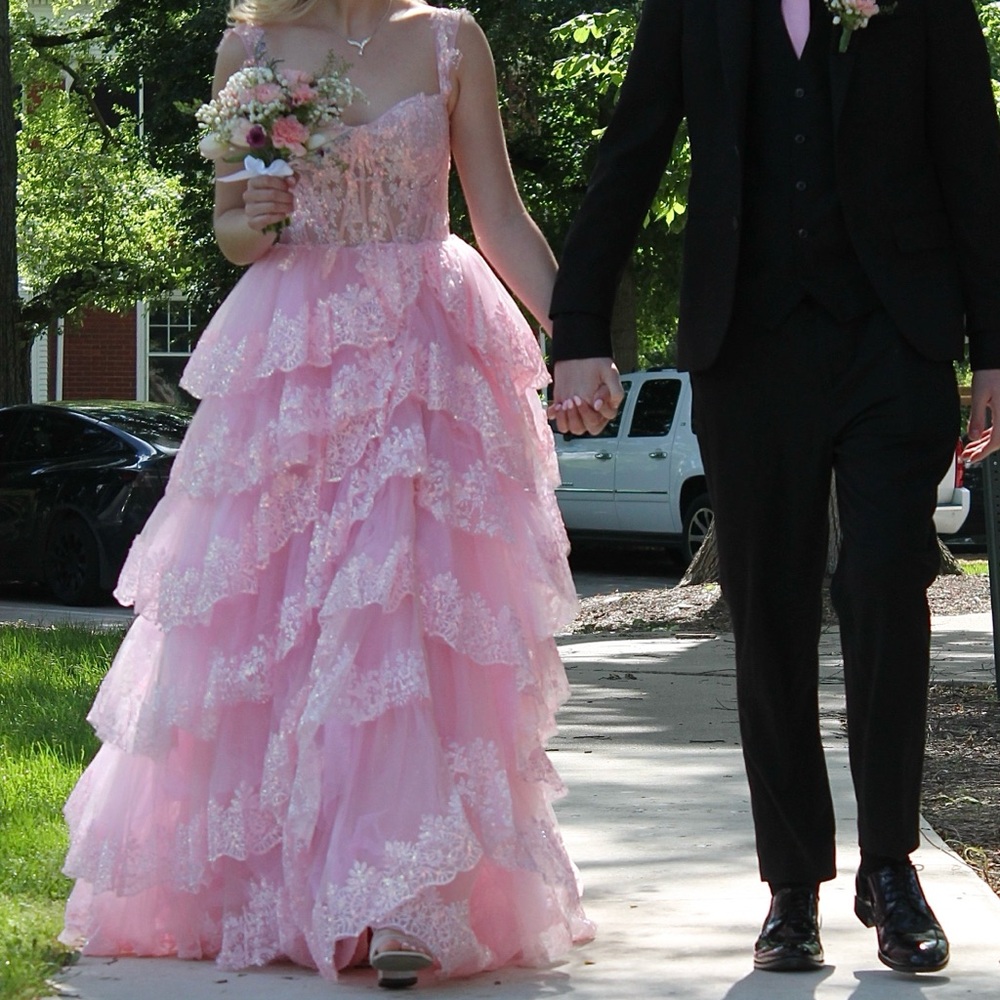 Pink Princess Prom Gown